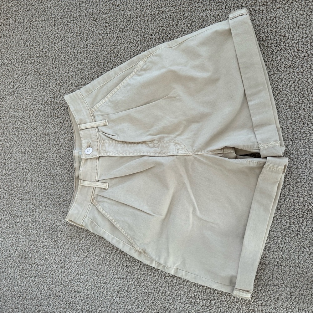 MOTHER Tan Bermudas Versatile Casual Shorts